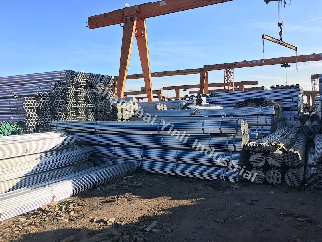 Warehouse logistics center for steel products